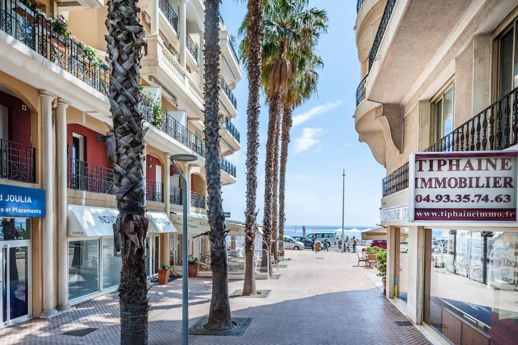 Superbe Studio Avec Terrasse En Front De Mer Menton Eksteriør billede